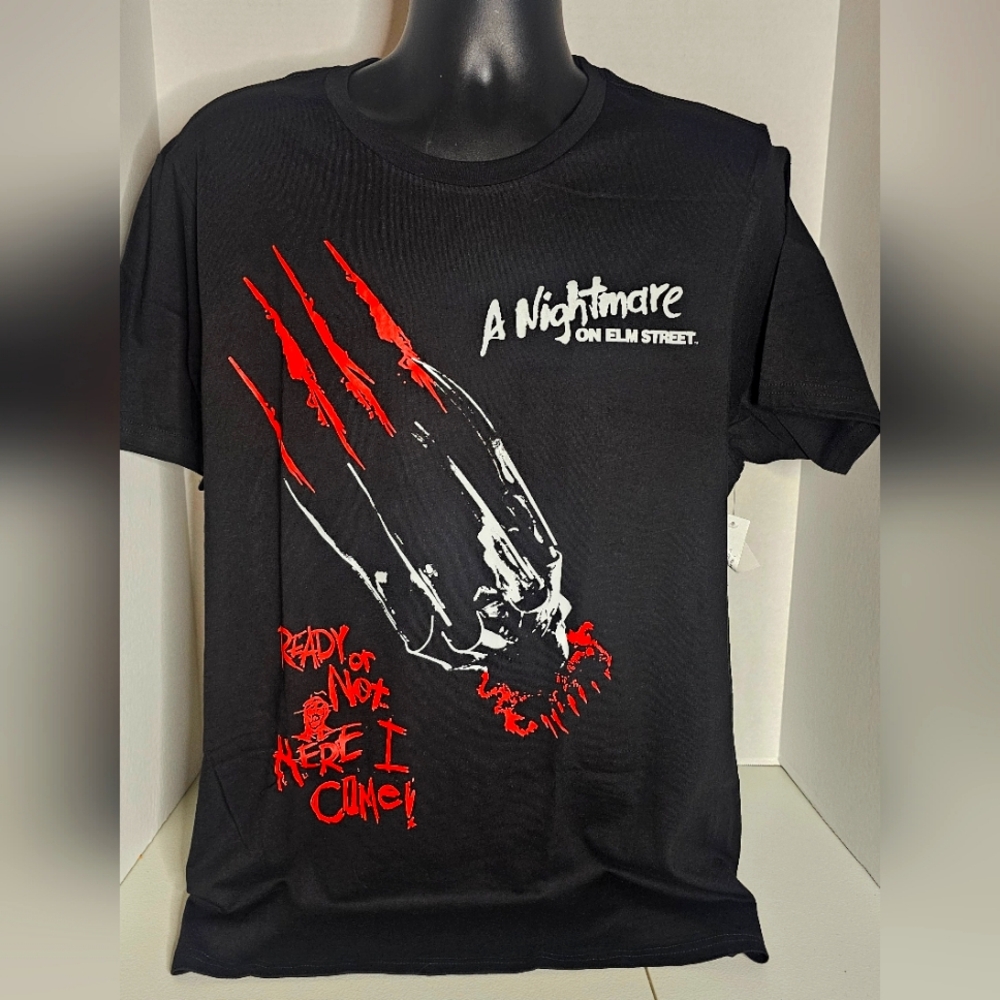 Mens 3XL (54-56) Nightmare On Elm Street Graphic Tee